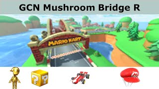 Frenzies Saved Me TWICE! Many Coins. GCN Mushroom Bridge R Run | Mii Tour (2024) | Mario Kart Tour