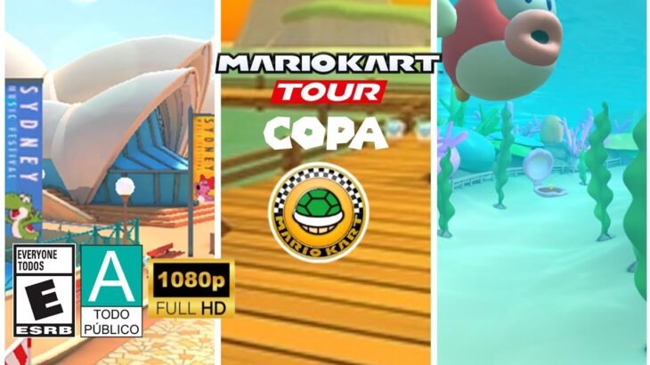 Mario Kart Tour Copa Koopa (1080P,60 FPS)