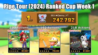 Mario Kart Tour – Pipe Tour (2024) Ranked Cup Week 1 242,792