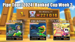 Mario Kart Tour – Pipe Tour (2024) Ranked Cup Week 2 221,016 pts