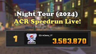 Night Tour 3X Hours Challenge Part 2 (and MK8DX for 45 minutes)