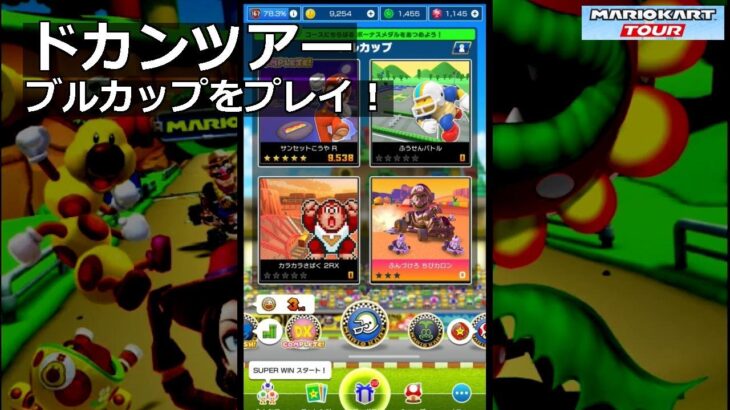 【マリオカートツアー】ドカンツアー・ブルカップをプレイ！・