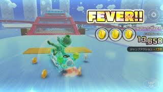 ゴール直前でコインFeverしまくるヤツ#マリオカートツアー#Fever#コインFever