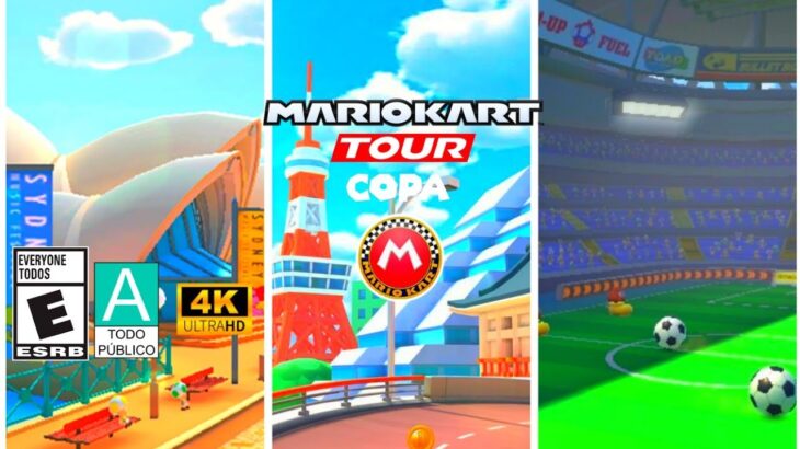 Mario Kart Tour Copa Mario (4K,60 FPS)