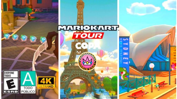 Mario Kart Tour Copa Peach Felina (4K,60 FPS)