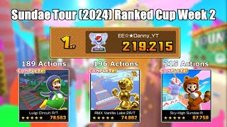 Mario Kart Tour – Sundae Tour (2024) Ranked Cup Week 2 219,215 pts