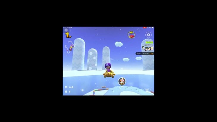 ただマリオカートツアーをしてるだけの動画