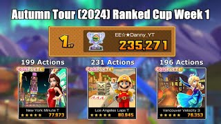 Mario Kart Tour – Autumn Tour (2024) Ranked Cup Week 1 235,271pts