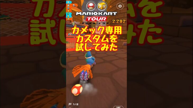 カメックのフルカスタム!!【マリオカートツアー】 #マリオカート #マリオカートツアー #ゲーム実況