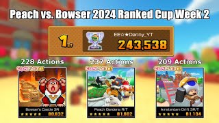 Mario Kart Tour – Peach vs. Bowser Tour (2024) Ranked Cup Week 2 243,538pts