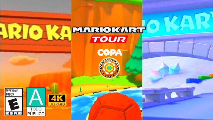 Mario Kart Tour Copa Bebe Daisy (4K,60 FPS)