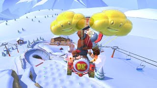 マリオカートツアー Wii DKスノーボードクロス RX フルコンボ 150cc　Mario kart Tour Wii DK Summit R/T Nonstop Combo 150cc