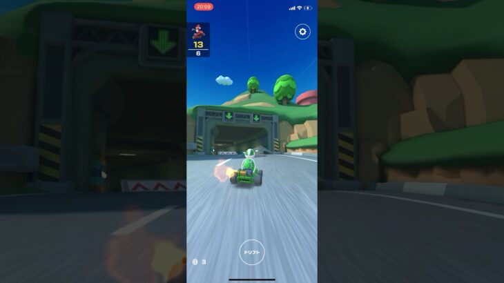 トンネルの中に居る時だけ無音になるマリオカート