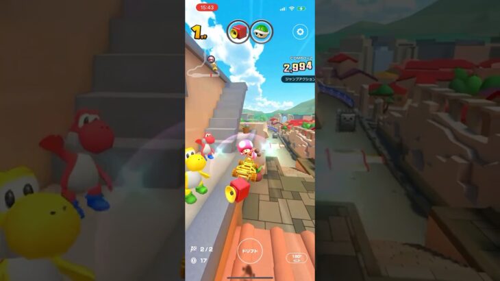 #009 マリオカートツアーをプレイ『アテネポリス』