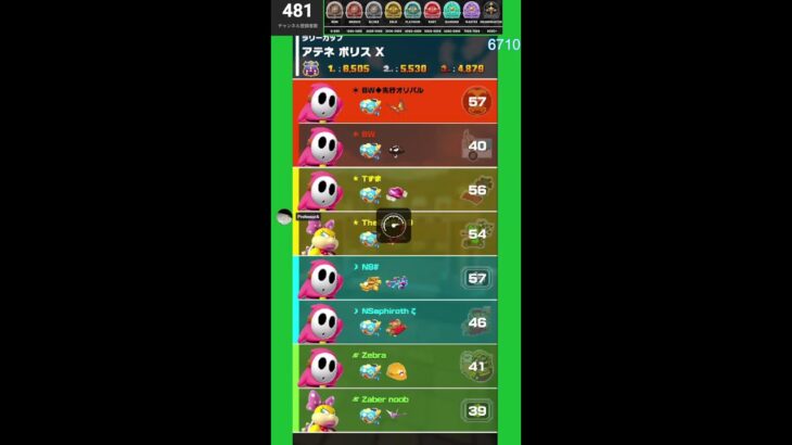 スプリングツアー　6694mmr～  【マリオカートツアー】