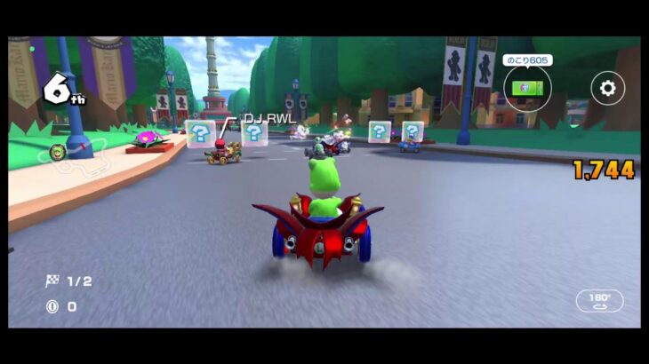 初見 見れたもんじゃない ド下手野郎のゲーム配信 ネタバレあり　マリオカートツアー