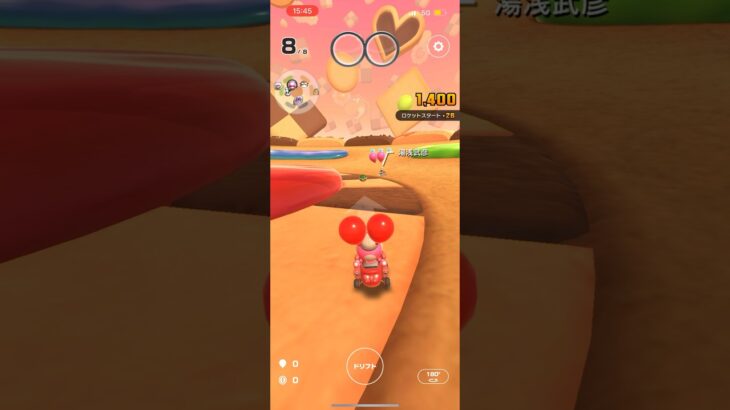 #064 マリオカートツアーをプレイ『GC クッキーランド』