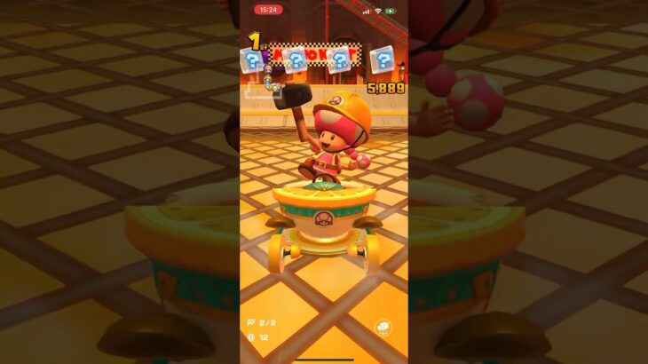 #089 マリオカートツアーをプレイ『RMX クッパキャッスル 1』