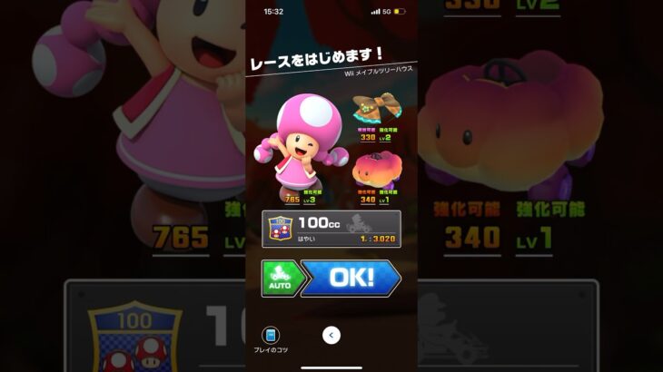 #124 マリオカートツアーをプレイ『Wii メイプルツリーハウス』