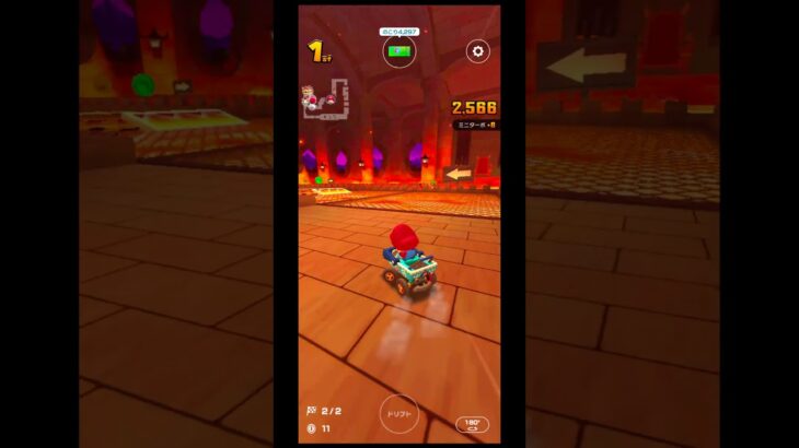 マリオカートツアー　GBA クッパキャッスル 2　200cc