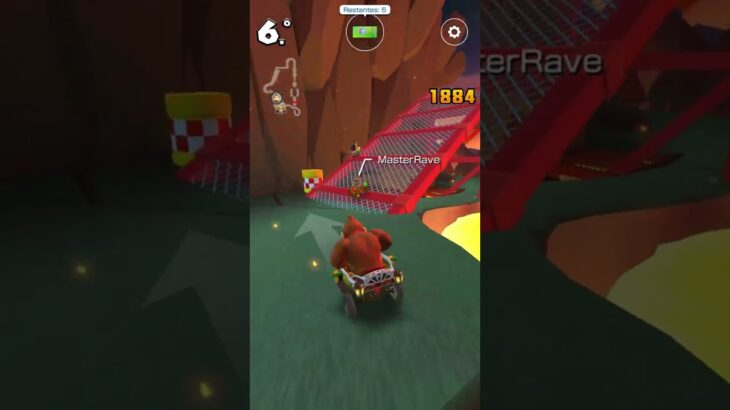 Mario Kart Tour | Pista Castillo Bowser 10 #shorts #mariokart #gaming #mario #bowser