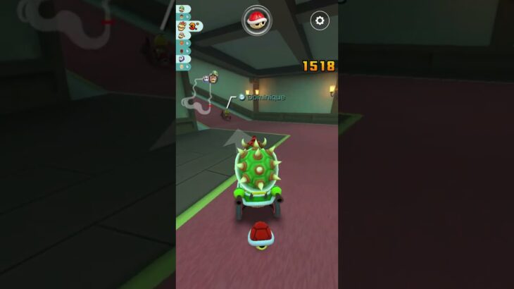 Mario Kart Tour | Pista mansión de Luigi #shorts #mariokart #gaming #mario #bowser