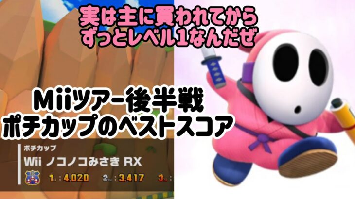 魔境リーグに放り込まれちまったべ　Miiツアー後半戦ポチカップのベストスコア＃マリオカートツアー