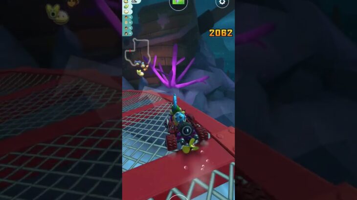 Pista Ruinas planta Piraña | Mario Kart Tour #shorts #mariokart #gaming #mario #bowser