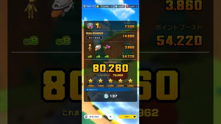 Wii ノコノコみさき RX: 80,260 #マリオカートツアー