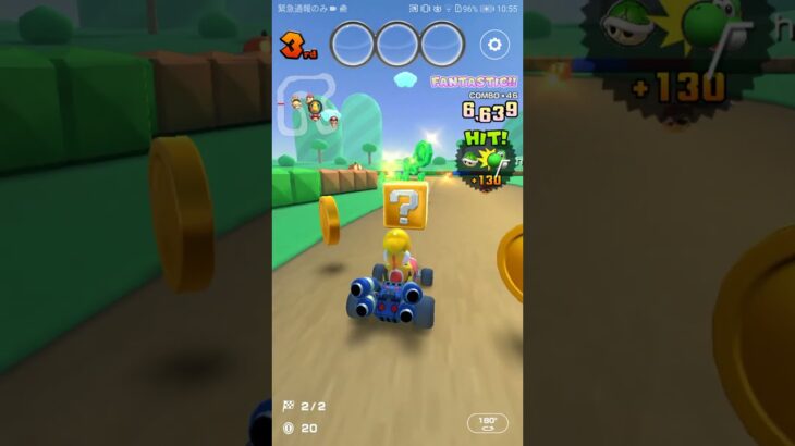 気ままにレース　#マリオカートツアー #マリオカートツアー #nintendo ,＃SFC RMX ドーナツへいや1R,#SFC RMX Donut plains 1R,#Yoshi(Gold)
