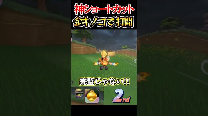 金キノコでショートカット神打開で大逆転1位！？モーモーカントリー#マリオカートワールド #switch2 #マリオカート