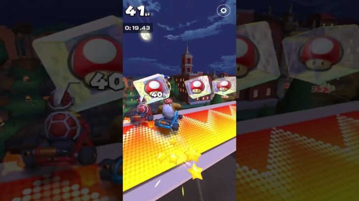 100人倒して逆転してしまうファンキーコング【マリオカートツアー】 #マリオカートツアー #ナイトツアー