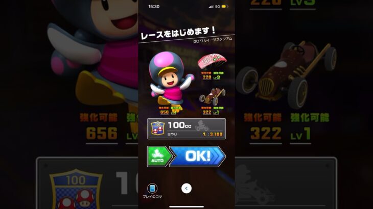#204 マリオカートツアーをプレイ『GC ワルイージスタジアム』