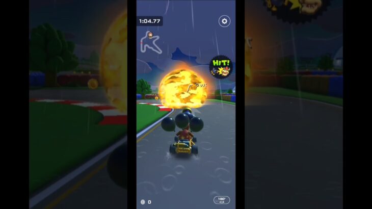 マリオカートツアー(マリオVSルイージツアー)巨大クッパを時間内に撃破するぞ！#shorts