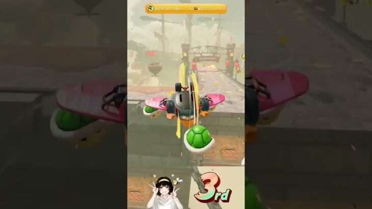 【マリカーワールド】WORLDでもデスコン！新作でもやっぱりこうなる女！・配信外～女性実況～【マリオカートワールド】 #マリカー #マリオカート #mariokart #shorts