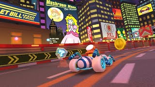 マリオカートツアー Wii ムーンリッジ＆ハイウェイ フルコンボ 150cc　Mario Kart Tour Moonview Highway Nonstop Combo 150cc
