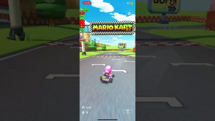今話題のマリオカートやってみた【マリオカート ツアー】#mario #mariokart #shorts