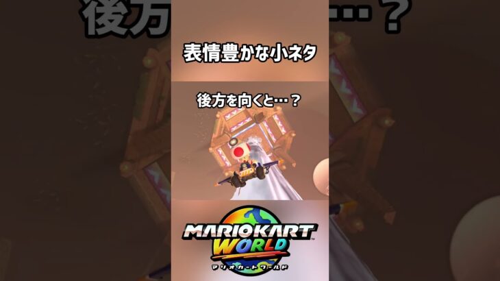 表情が豊かな小ネタ #マリオカートワールド #マリオカート