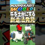 マリカワールド タイムアタックで牛を土台にする新走法が見つかる #マリオカートワールド #小ネタ
