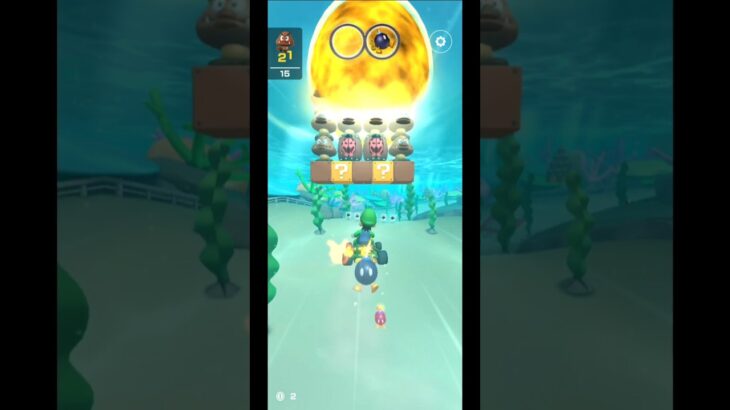 【意外と難しい】ルイージのボムヘイでクリボー76体！見た目と違って苦戦した件【マリオカートツアー】#shorts