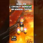 CRAZIEST SHORTCUT ON BOWSERS CASTLE OP TRICK MARIO KART WORLD #mariokartworld #nintendoswitch2