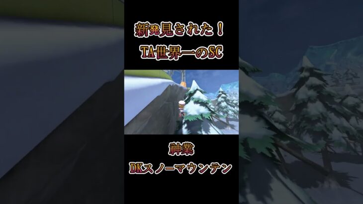 【新発見された世界一のショートカット】DKスノーマウンテン【神ショートカット】【マリオカートワールド】NISC ショトカ#shorts