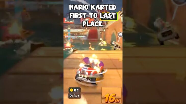 FIRST TO LAST PLACE IN 20 SECONDS MARIO KARTED CLASSIC MOMENT WORLD #mariokartworld #nintendoswitch2