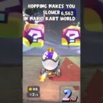 HOPPING MAKES YOU SLOWER BEFORE YOU DRIFT IN MARIO KART WORLD #mariokartworld #nintendoswitch2
