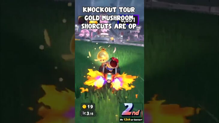 KNOCKOUT TOUR GOLD MUSHROOM SHORTCUTS ARE OP IN MARIO KART WORLD #mariokartworld #nintendoswitch2