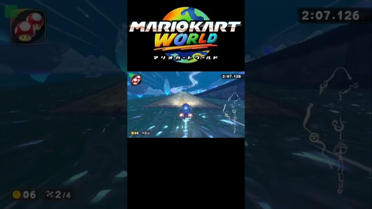 【レインボーロード】オンライン対戦で使えそうなショートカット #Shorts #nintendoswitch2 #マリオカートワールド