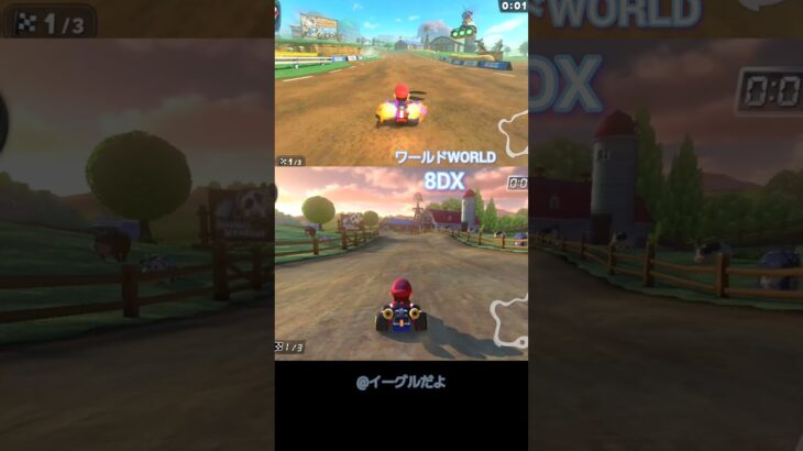 ワールド VS 8DX モーモーカントリー#マリオカートワールド #mariokartworld #マリオカート8dx