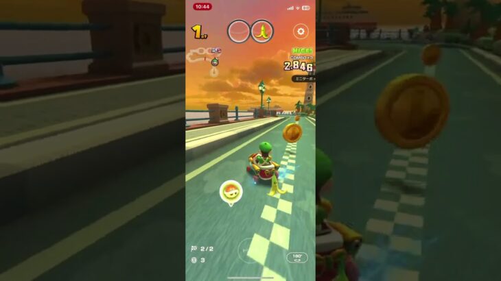 【 #マリオカートツアー 】迫るピンチを無に帰す”実力”の2連赤消し！！【ルイージ使いの神プレイ？#12】