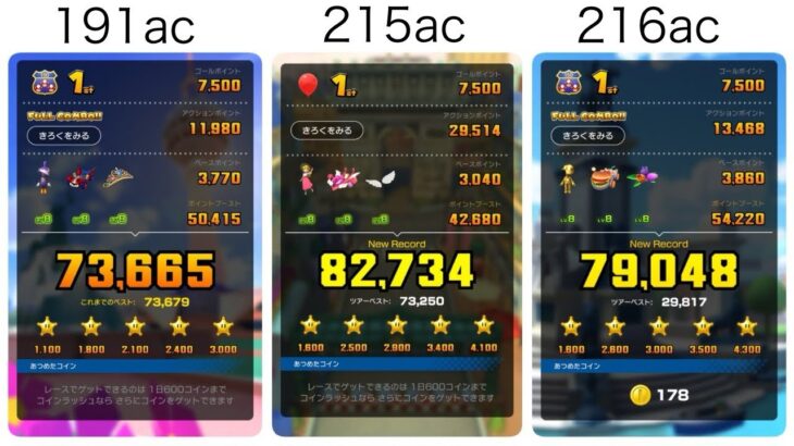 サマーツアー後半リーグ 235,461pt｜マリオカートツアー