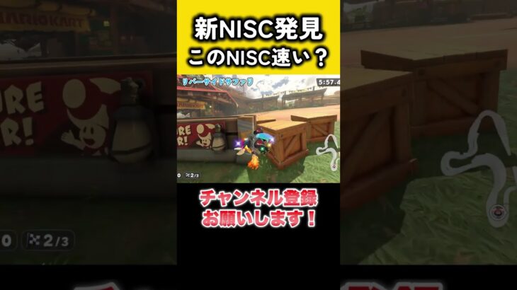 リバーサイドサファリで新NISCを発見しました！  #羽ショトカ #ショートカット #マリカ #羽ショートカット #マリオカートワールド #NISC #ニスク #新NISC ##リバーサイドサファリ